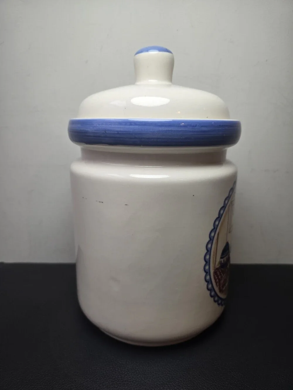 Cookie Jar Country Kitchen 90s Decor Utensil Storage